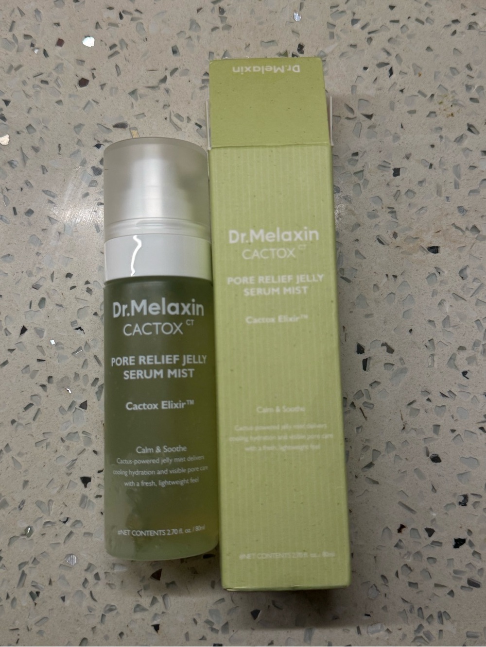 Dr melaxin Cactox Pore Relief Jelly Serum Mist – Green MSRP- $23